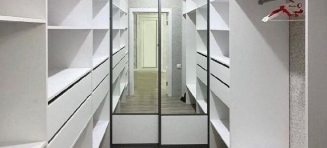 Зеркало в гардеробной: выбор, установка и дизайн